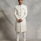 Long Jacket Style Plain Sherwani