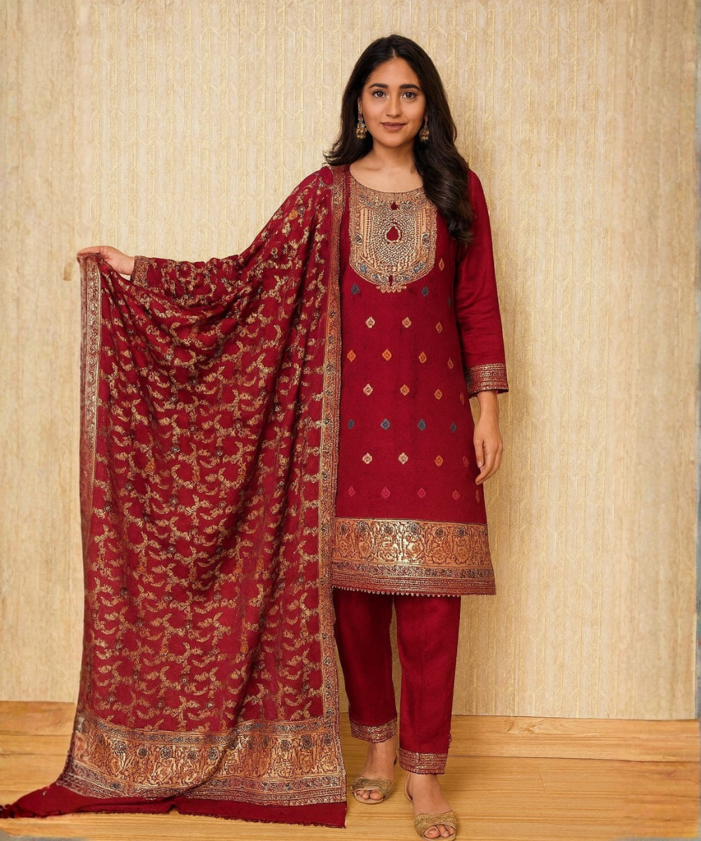 Shawl Suit Sets