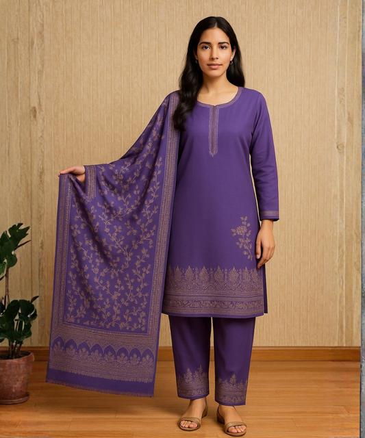 Shawl Suit Sets
