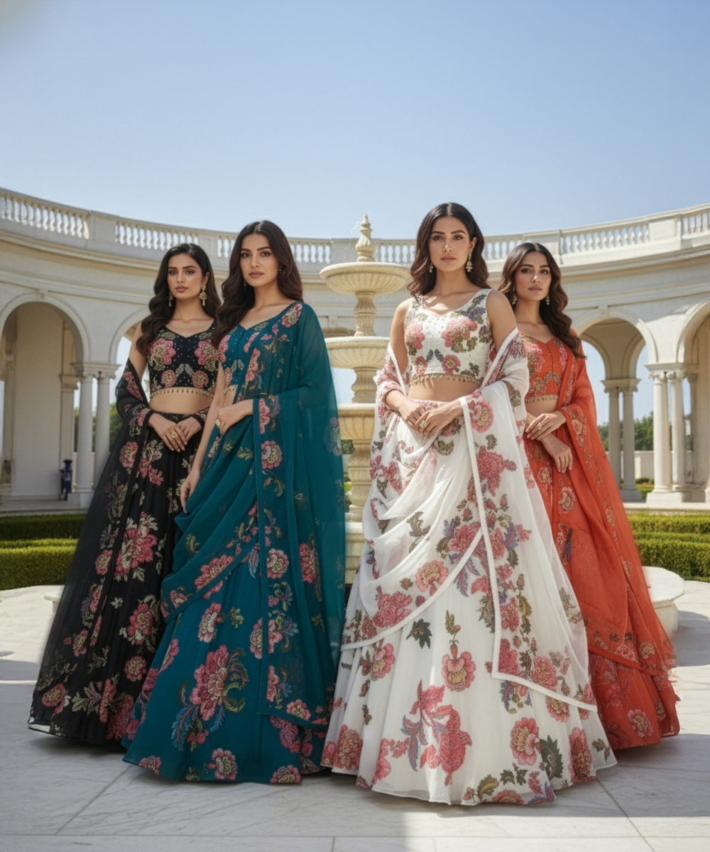 Printed Lehengas