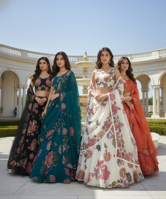 Printed Lehengas