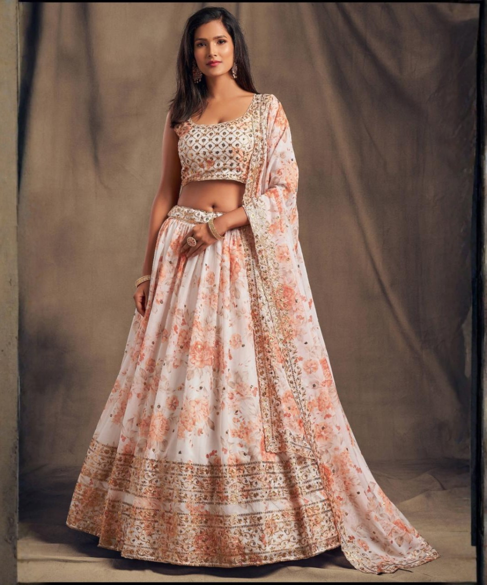 Printed Lehengas