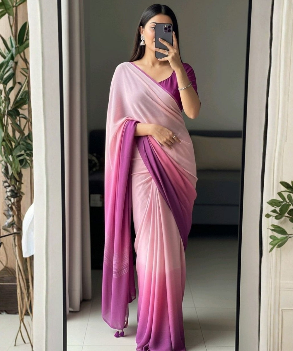 Plain Bollywood Sarees